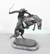 A 20TH CENTURY BRONZE SCULPTUR