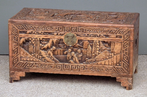 A 20th Century Chinese camphor wood