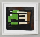 A 20TH CENTURY FRAMED QUILTED