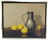 A 20TH CENTURY OIL ON CANVAS P