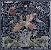 A 20th Century silk embroidere