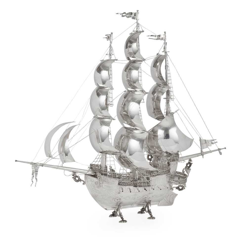 A 20TH-CENTURY SPANISH THREE MASTED