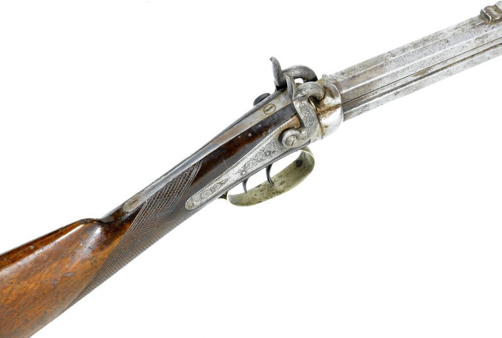 A 22 BORE DB OVER-AND-UNDER