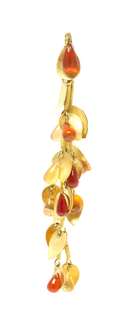 A 22 Karat Yellow Gold and Fire