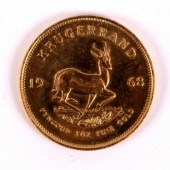 A 22ct gold South African Krug