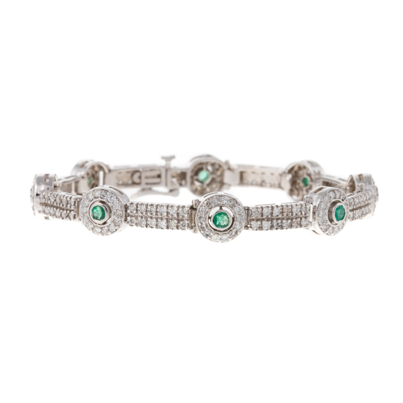 A 2.50 CTW DIAMOND & EMERALD