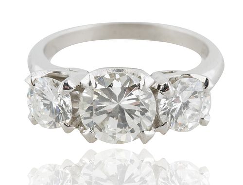 A 2.8 CT TRIPLE BRILLIANT ROUND-CUT