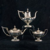 A (3 PC) GORHAM PLYMOUTH STERL