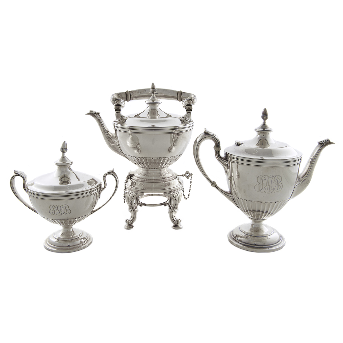 A (3 PC) GORHAM STERLING HOT