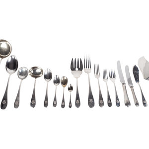A 308-Piece BR Hemple .800 Silver