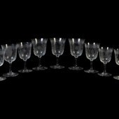 A 34-Piece Baccarat Crystal La