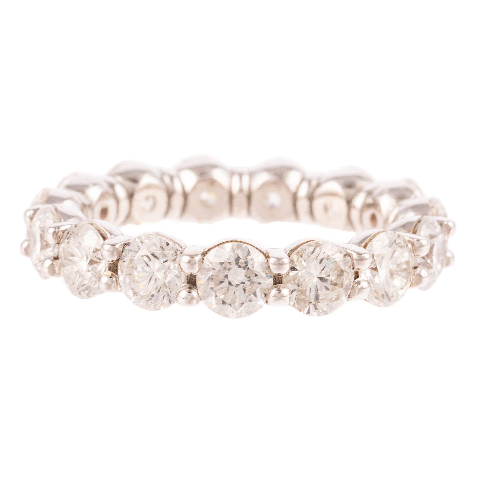 A 3.49 CTW DIAMOND ETERNITY BAND IN