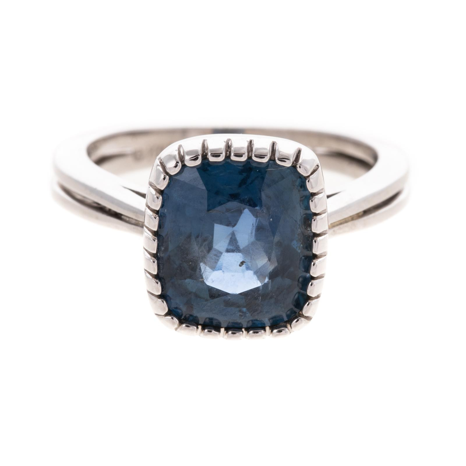 A 5.35 CT UNHEATED BURMESE SAPPHIRE