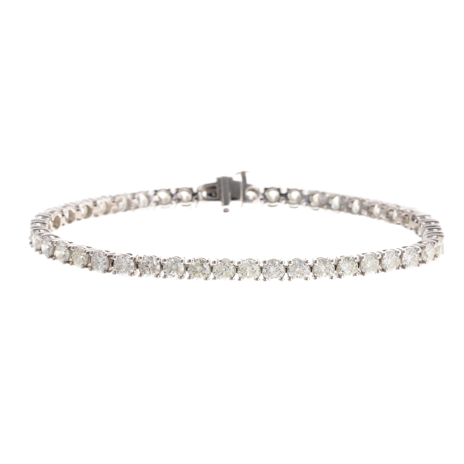 A 8.38 CTW TENNIS BRACELET IN
