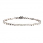 A 8.38 CTW TENNIS BRACELET IN