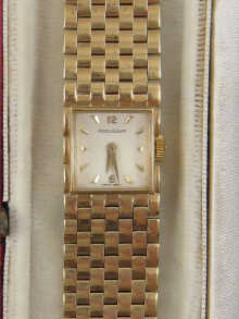 A 9 ct gold Jaeger Le Coultre