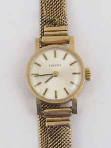 A 9 ct gold lady's wrist watch by