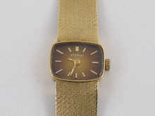 A 9 ct. gold lady's mechanical