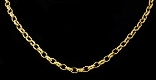A 9ct gold 1550mm longard (weight