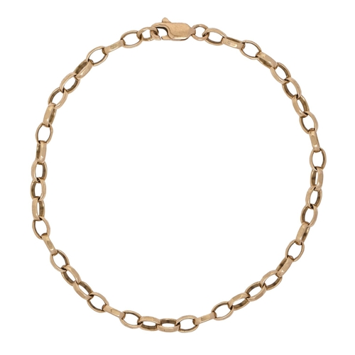 A 9ct gold bracelet, 20cm l, 5.7g