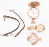 A 9ct gold dress watch, the ke