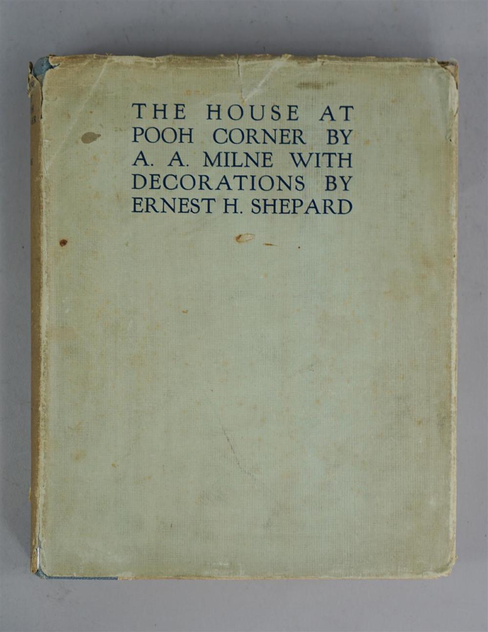 A. A. MILNE. 'THE HOUSE AT POOH