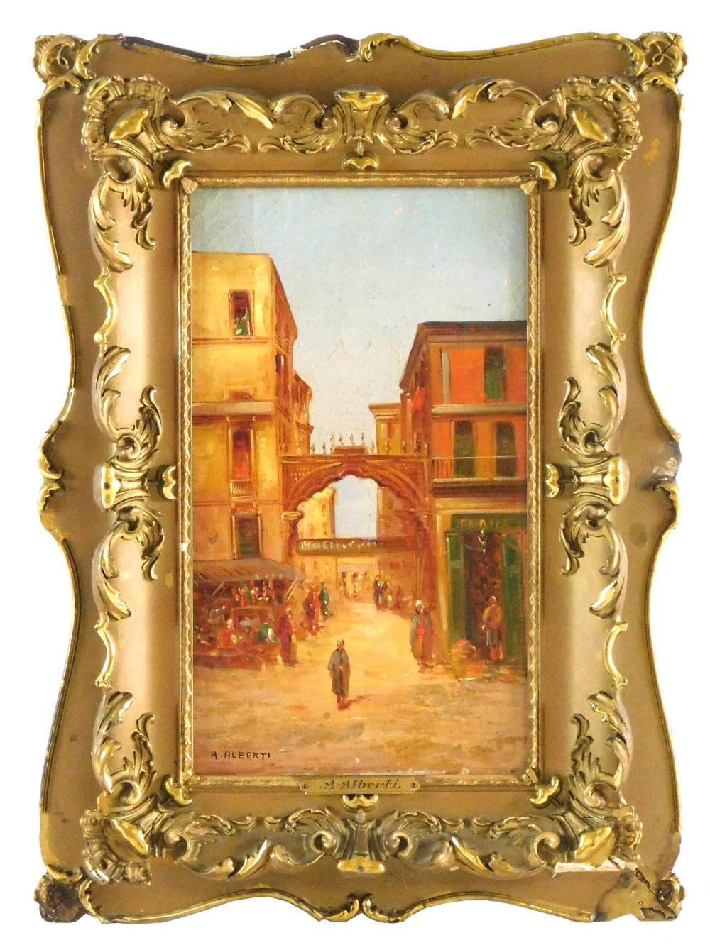 A. ALBERTI, OIL ON CANVAS, SIGNED