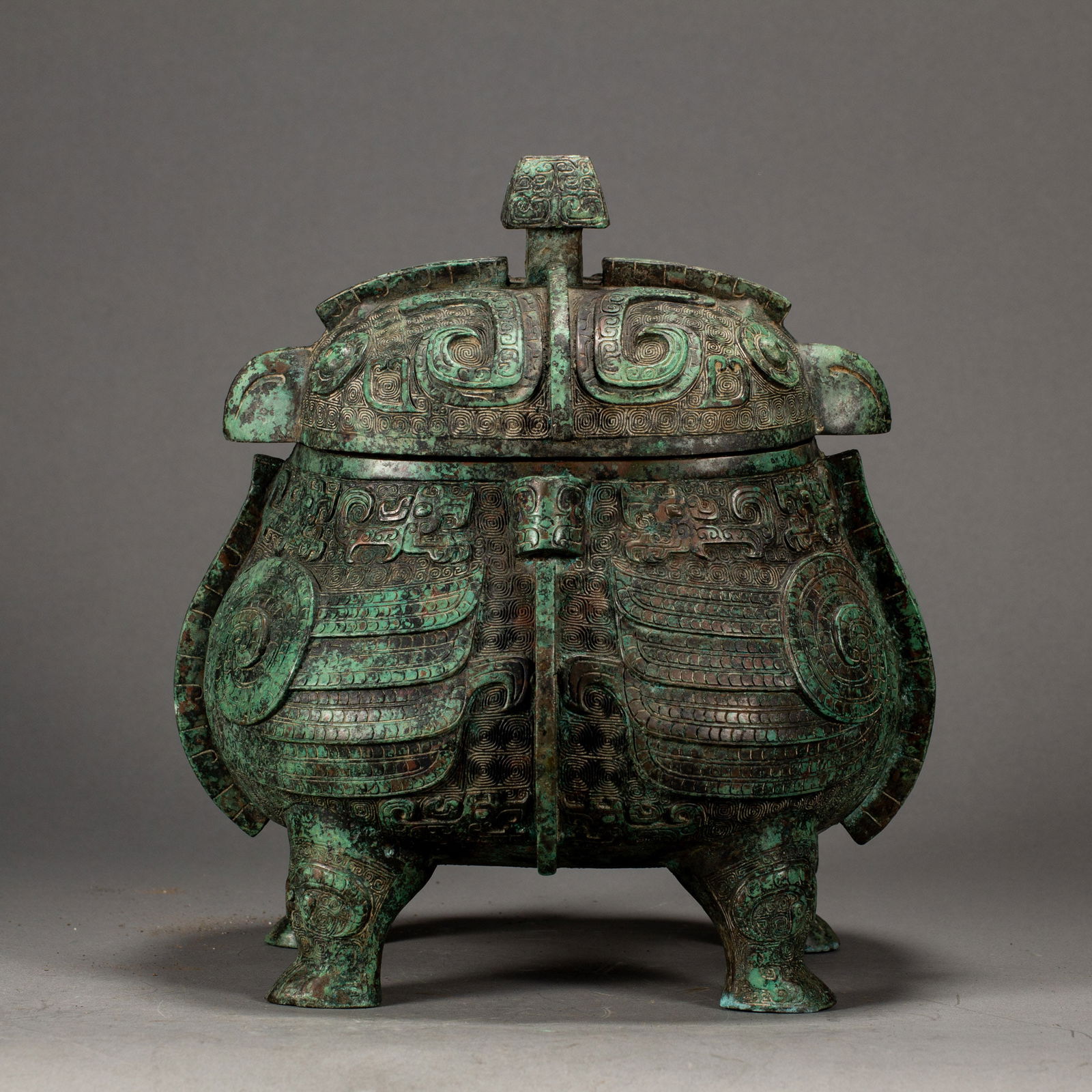 A ARCHAISTIC BRONZE MYTHICAL