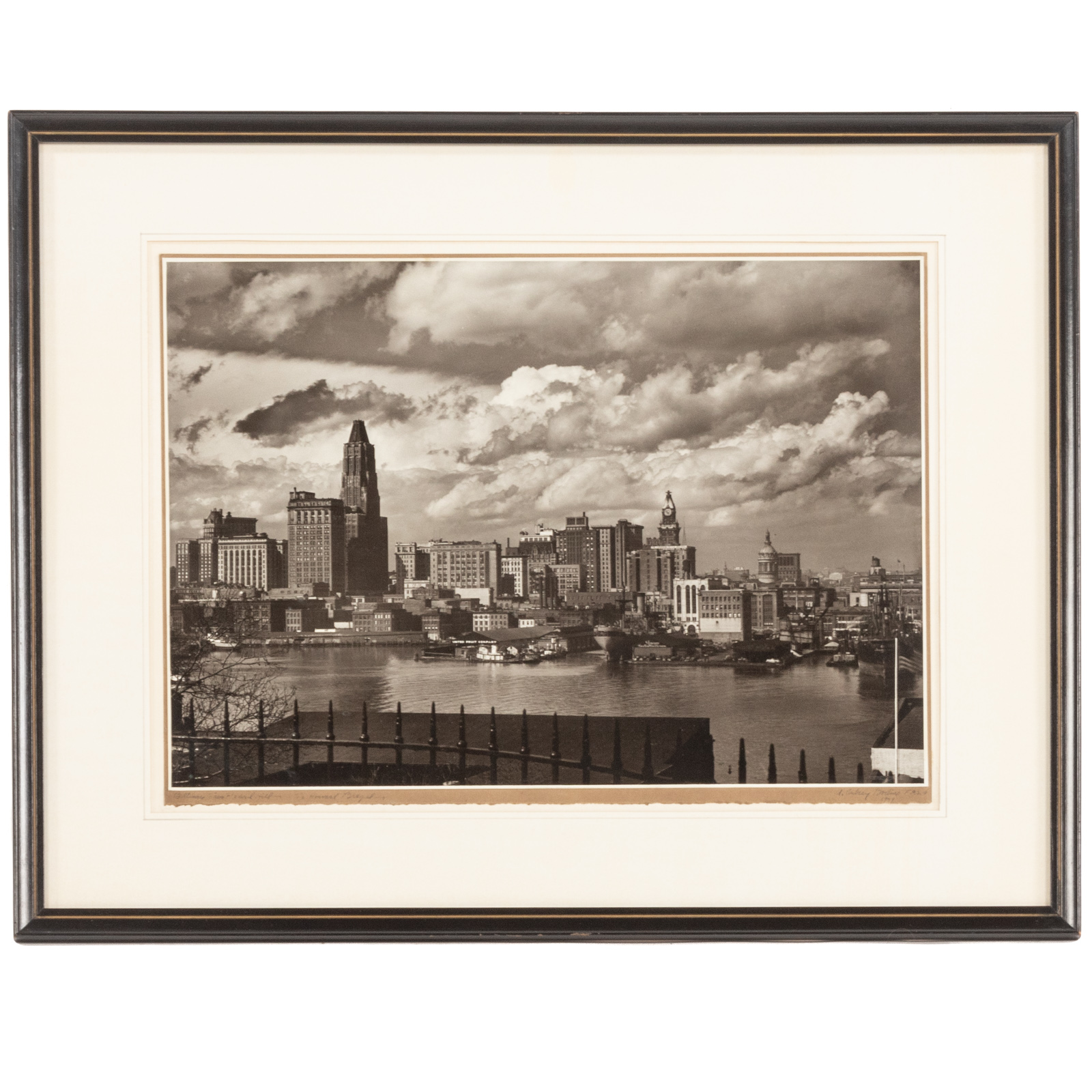 A. AUBREY BODINE. "BALTIMORE FROM