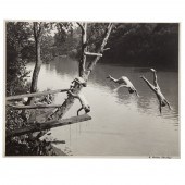 A. AUBREY BODINE. "BOYS SWIMMI