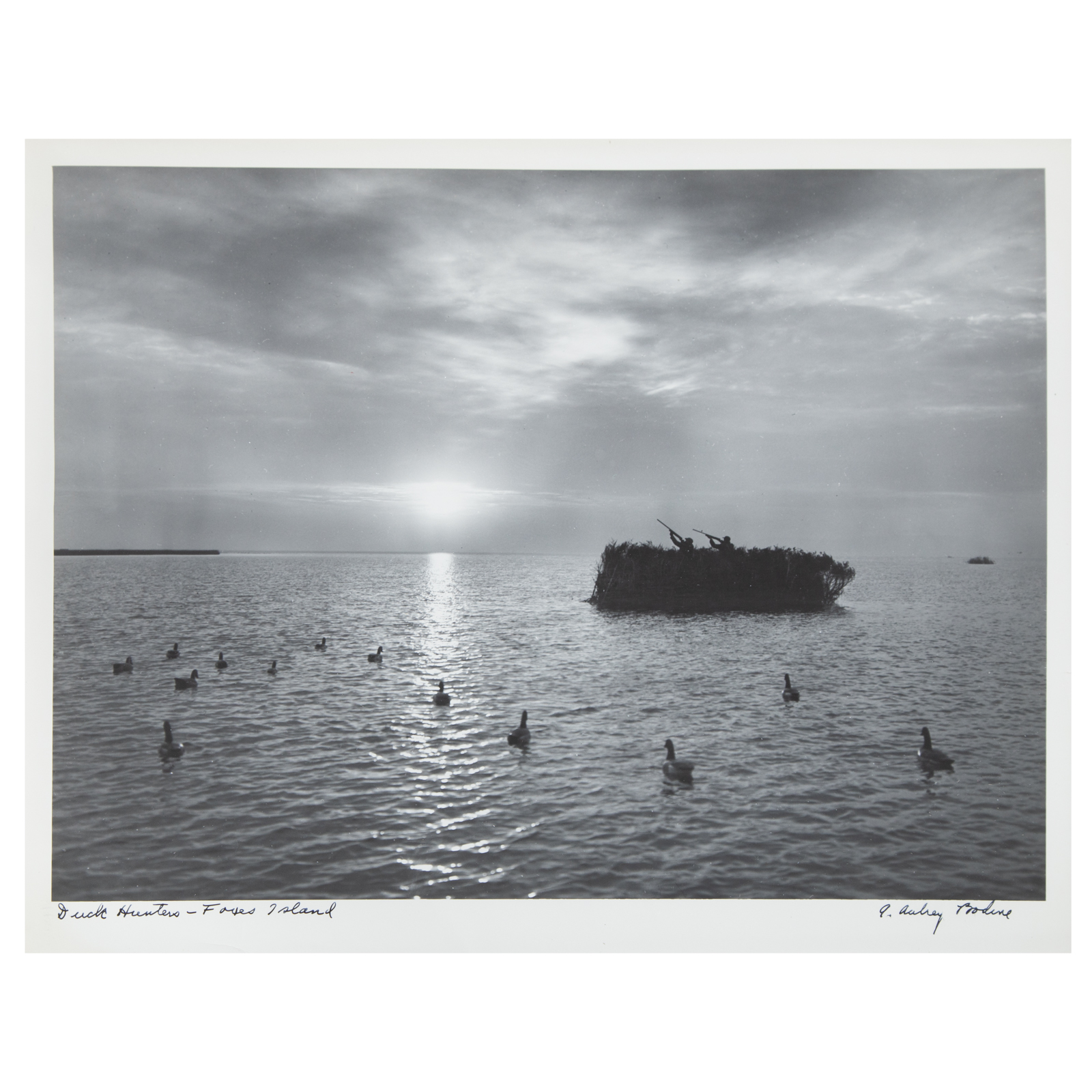 A. AUBREY BODINE. "DUCK HUNTERS,