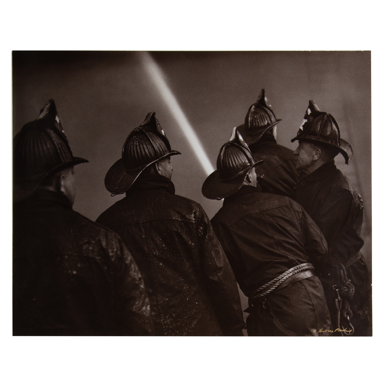 A. AUBREY BODINE. "FINE FIREMEN,"