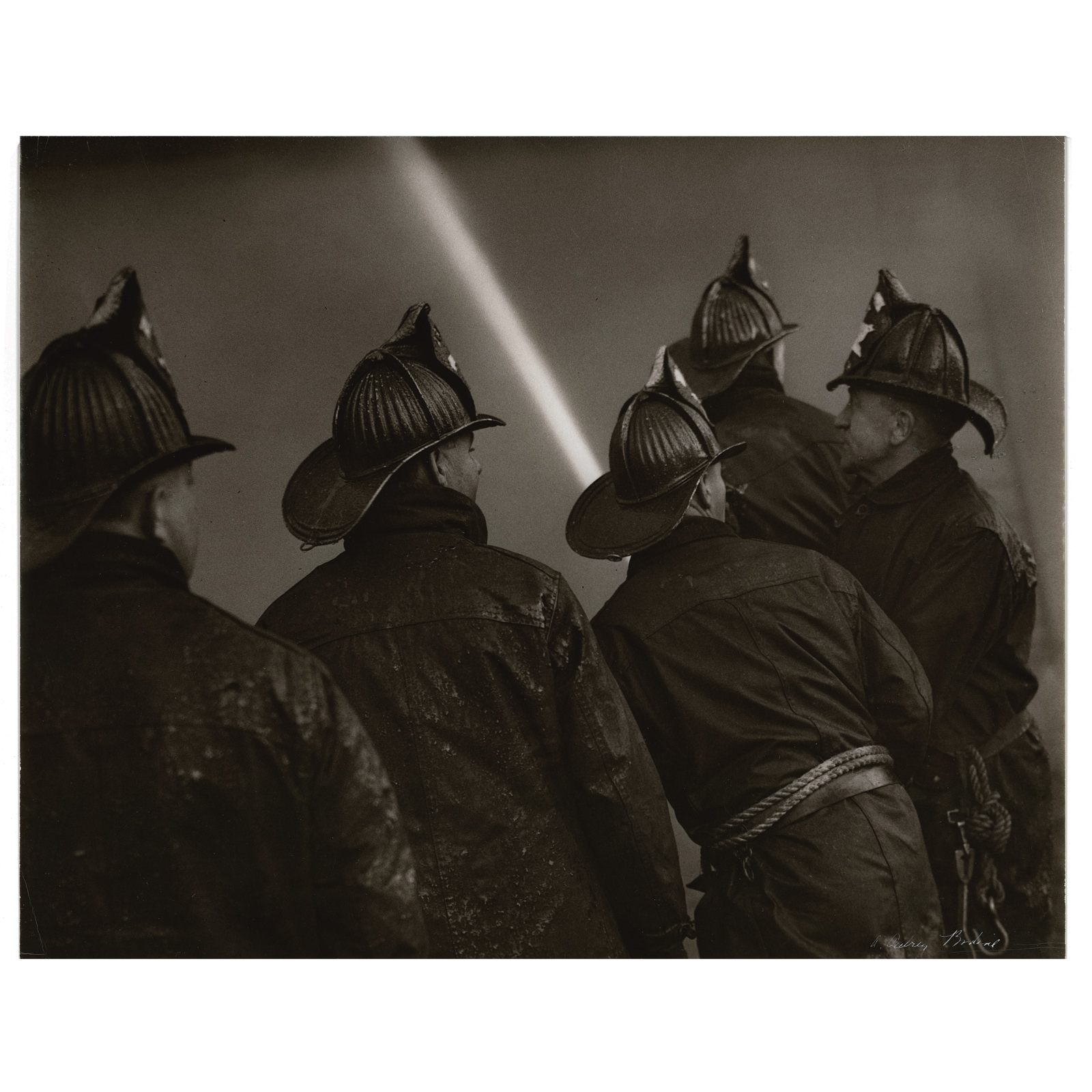 A. AUBREY BODINE. "FINE FIREMEN,"