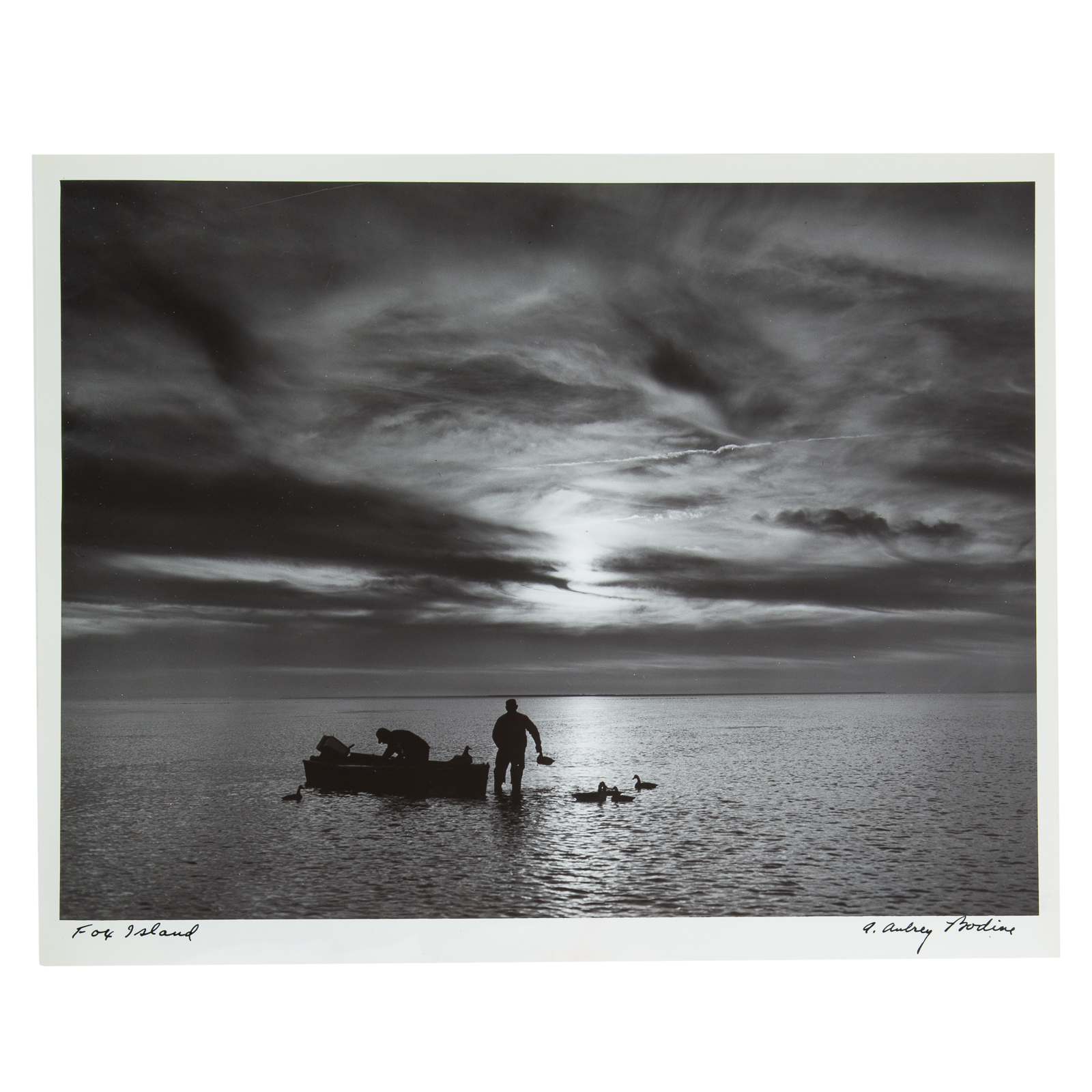 A. AUBREY BODINE. "FOX ISLAND"