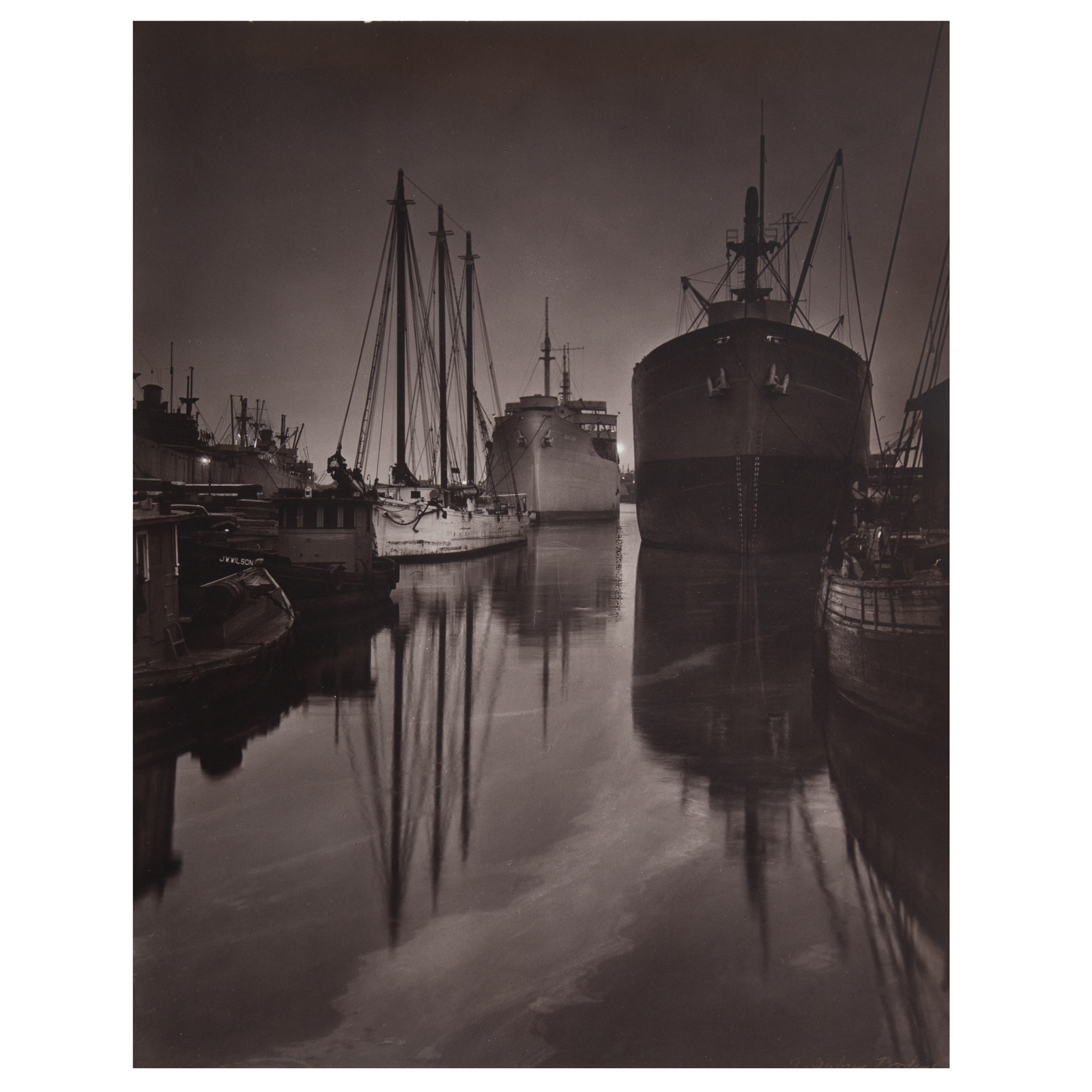 A. AUBREY BODINE. "LONG DOCK,"
