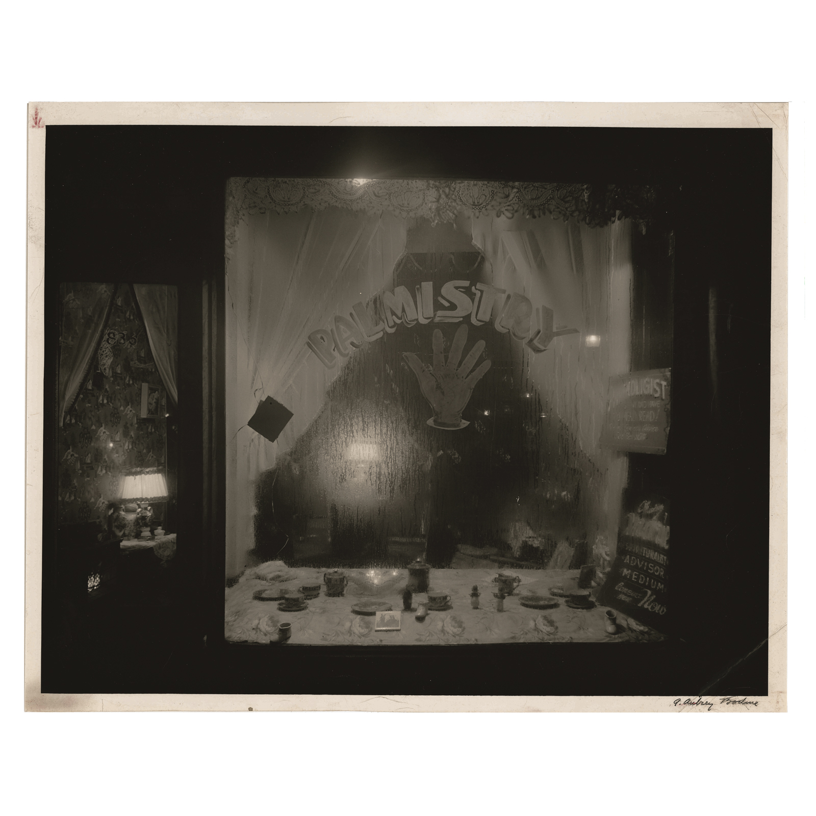 A. AUBREY BODINE. "PALMISTRY,"