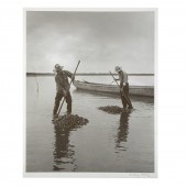 A. AUBREY BODINE. "RAKING CLAM