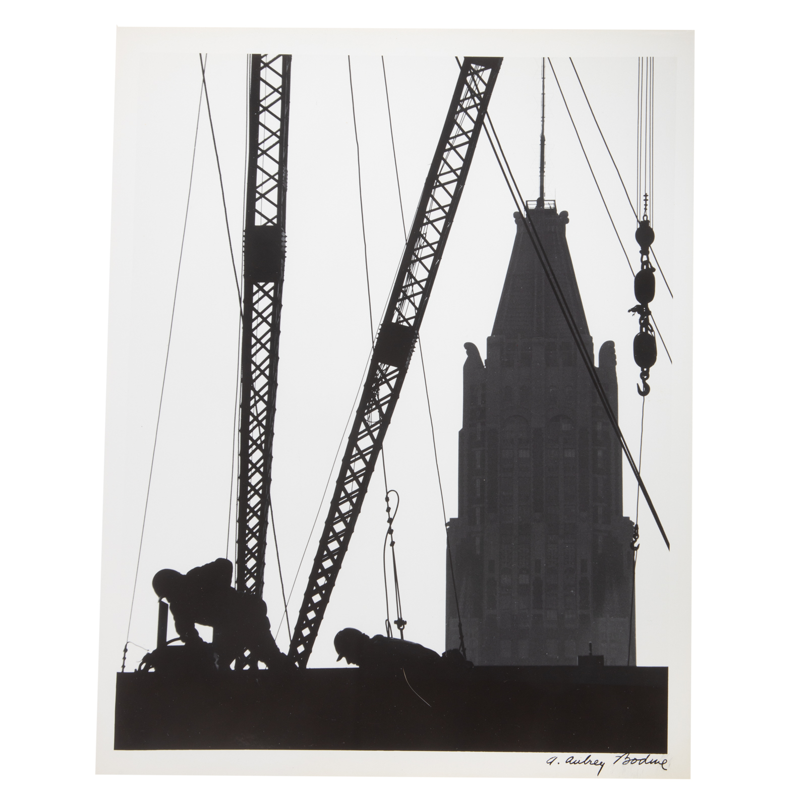A. AUBREY BODINE. "STEEL IN LINE"