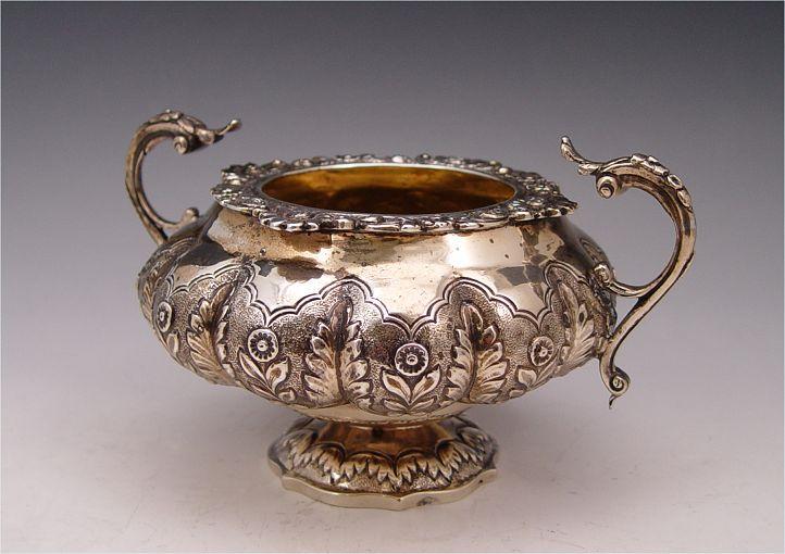 A. B. SAVORY HANDLED STERLING BOWL: