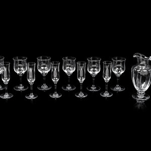 A Baccarat Capri Stemware Service