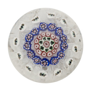 A Baccarat Concentric Patterned