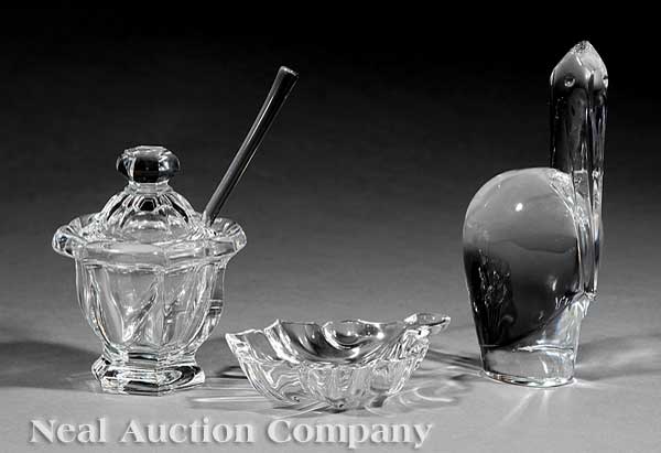 A Baccarat Crystal Figure of a