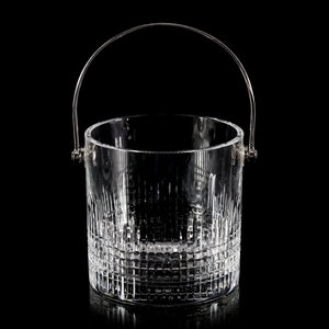 A Baccarat Glass Ice Bucket France,