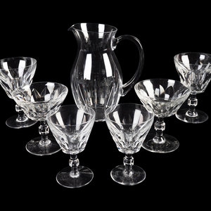 A Baccarat Glass Partial Stemware