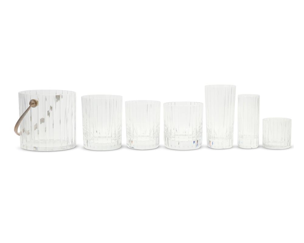 A BACCARAT "HARMONIE" GLASS BARWARE
