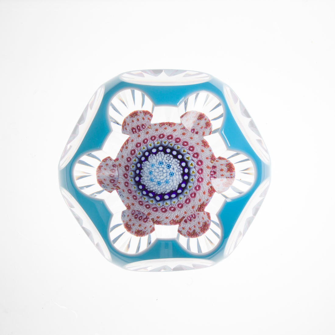 A BACCARAT MILLEFIORE MUSHROOM