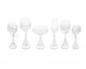 A BACCARAT "NEPTUNE" STEMWARE