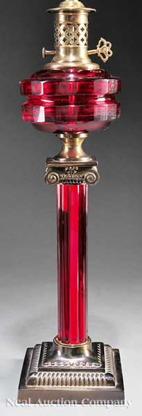 A Baccarat-Style Cranberry Glass