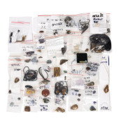 A BAG OF ASSORTED GEMSTONES<br