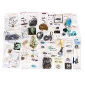 A BAG OF ASSORTED GEMSTONES<br